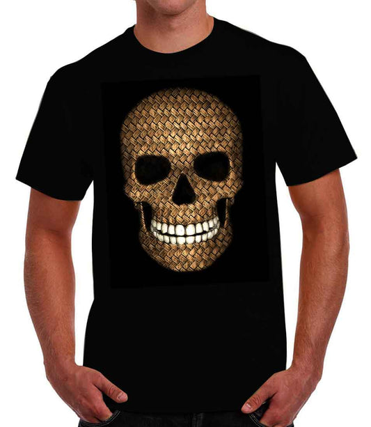 Playera calavera de mimbre