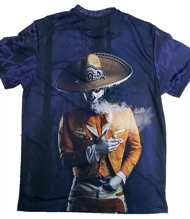 Playera charro catrin sublimada en full print