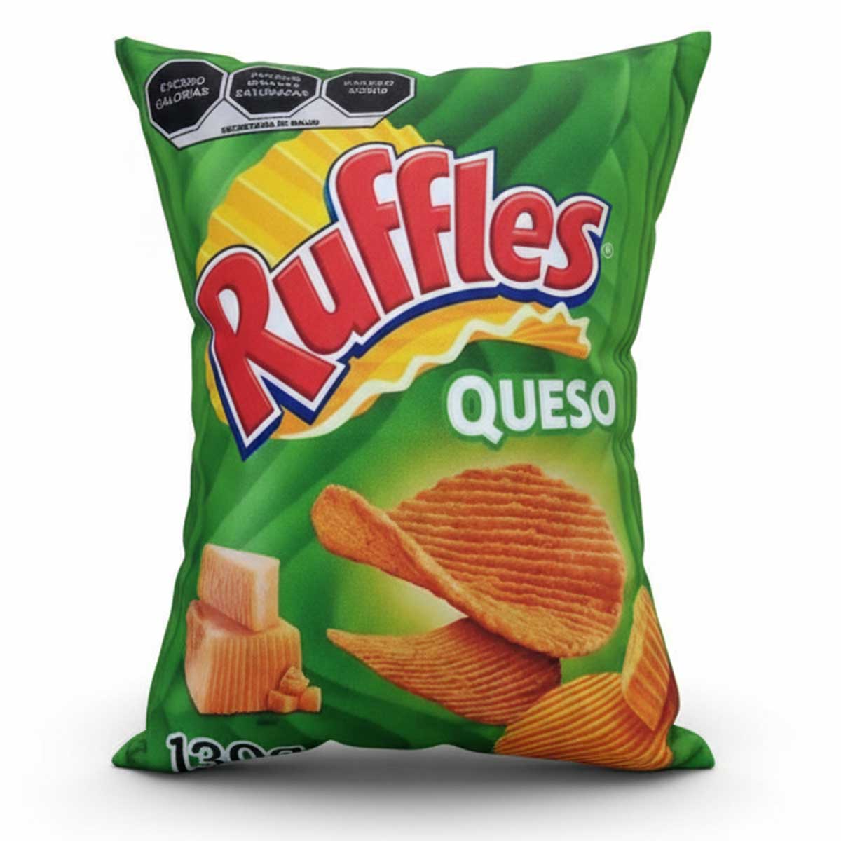 Cojin Ruffles verdes decorativo