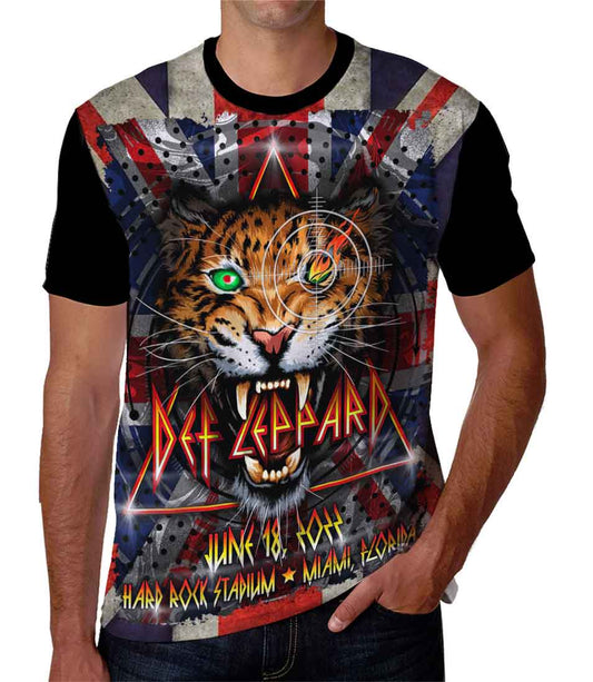 Playera Def Leppard Rock 80s