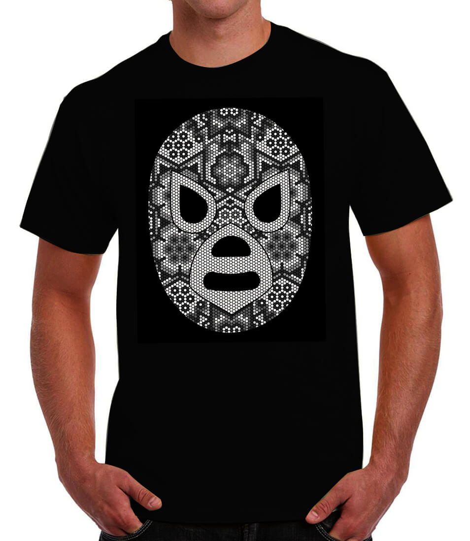 Playera El Santo huichol