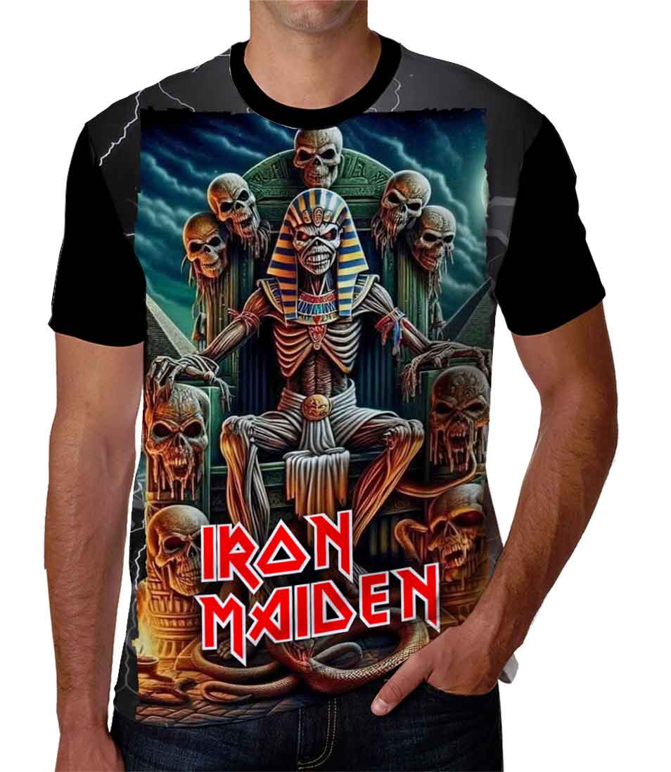 Playera Iron Maiden Eddie egipcio