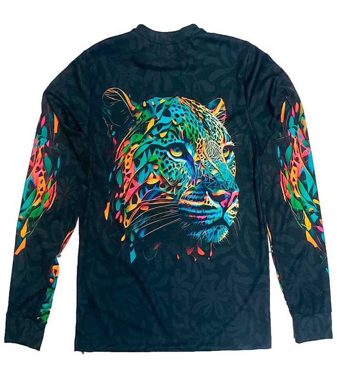 Full print sublimated flower skull T-shirt