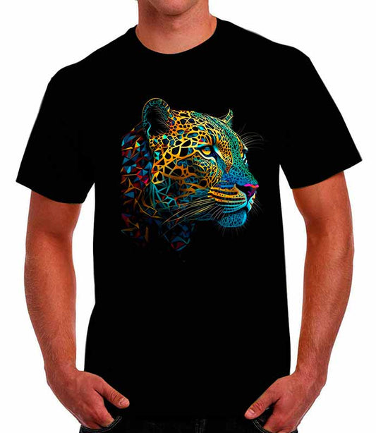Playera de jaguar de colores