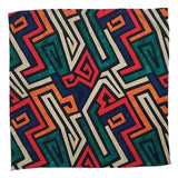 Mascada de laberinto de colores