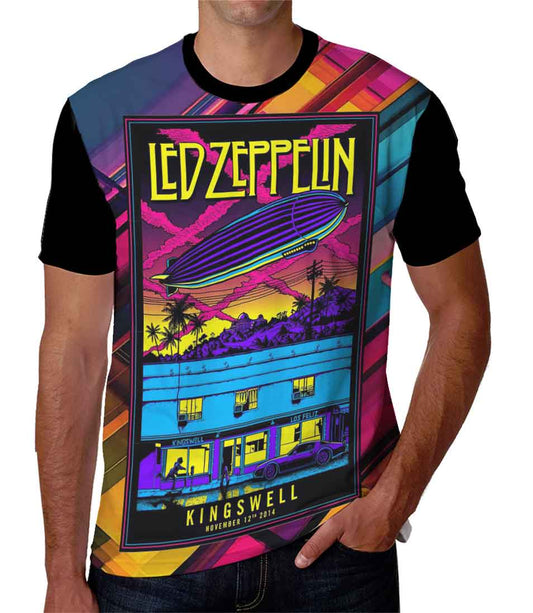 Playera Led Zeppelin rock 70