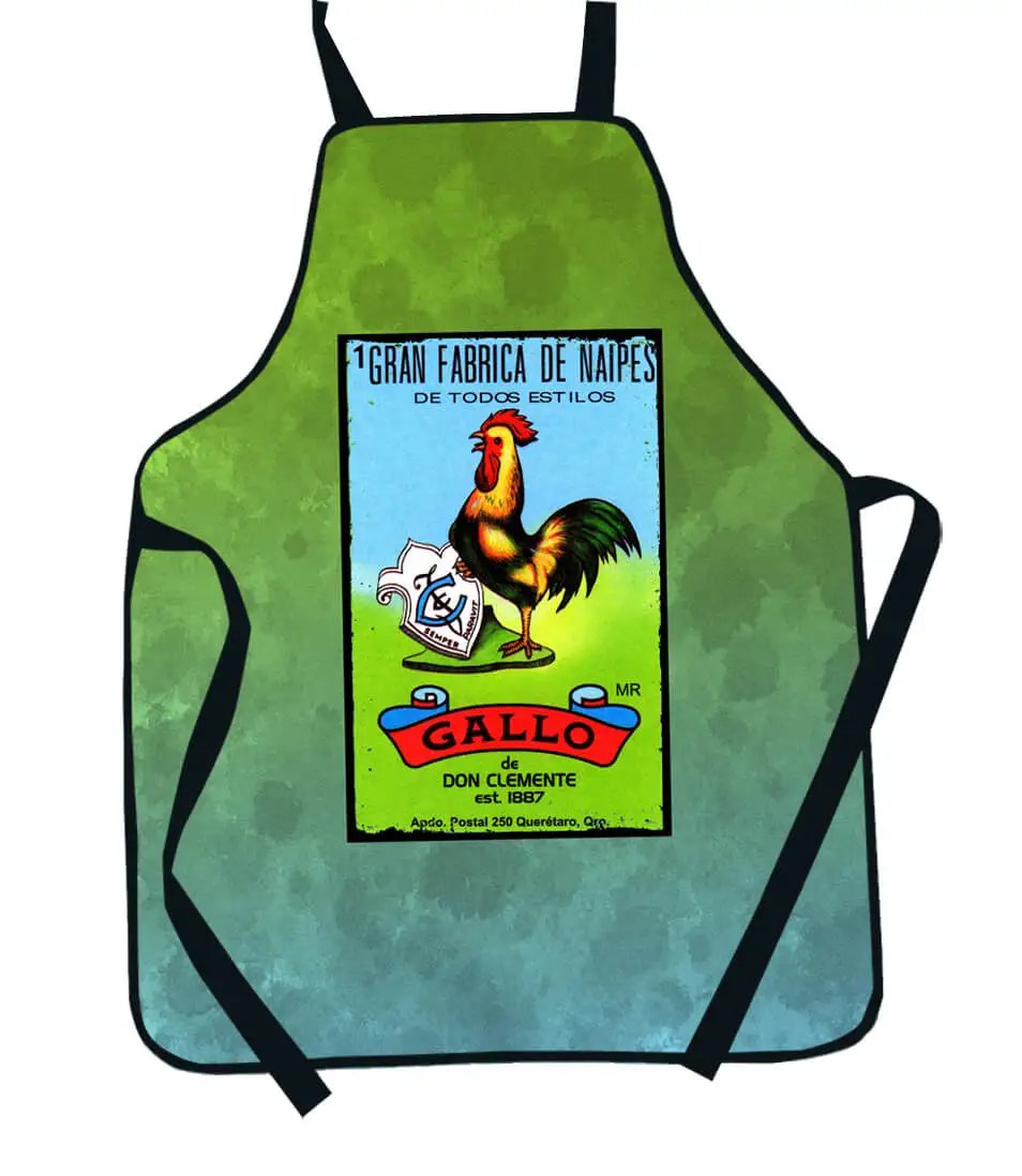 Mandil de Naipes Gallo