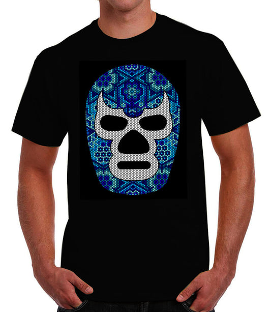 Playera Blue demon huichol