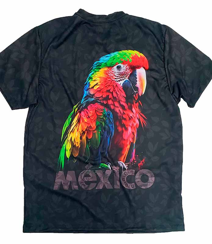 Playera perico mexicano