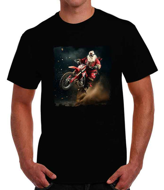 Santa claus motociclista