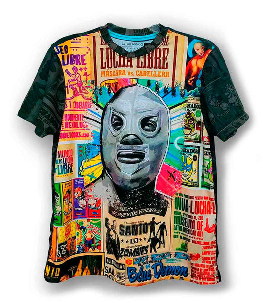 Playera de El santo sublimada full print