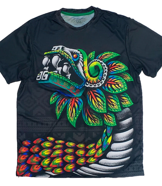 Playera serpiente Quetzalcoatl