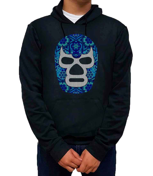 Sudadera blue demon huichol luchadores mexicanos