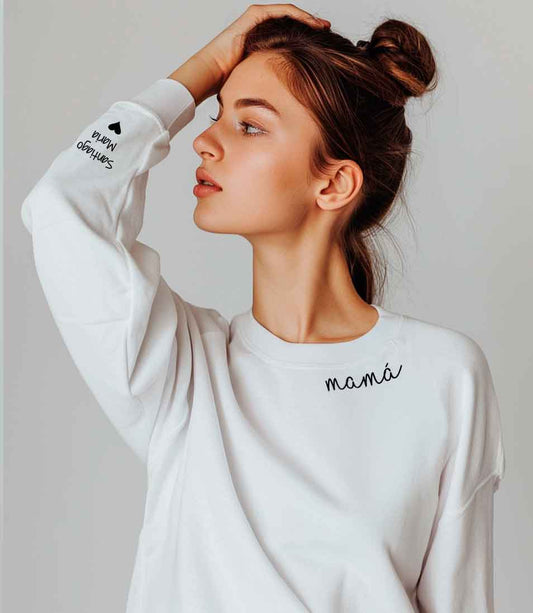 Sudadera personalizada Mama Dia de la Madre bordada