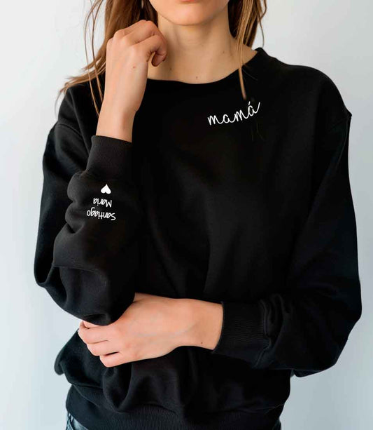 Sudadera personalizada Mama Dia de la Madre bordada