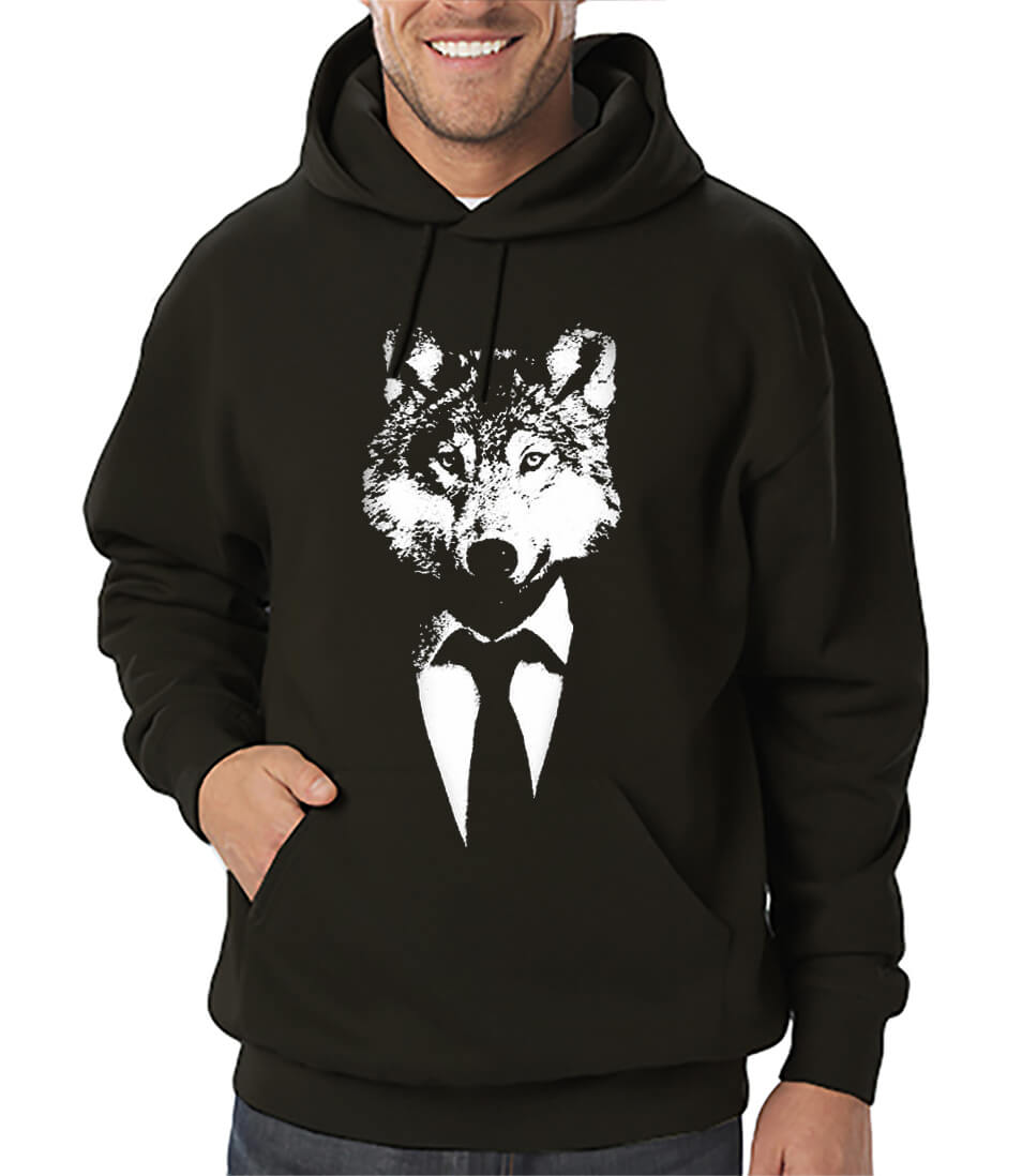Sudadera lobo con traje
