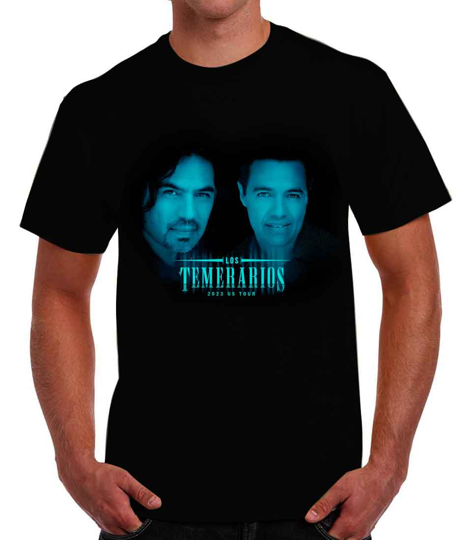 Playera Los Temerarios grupo musical