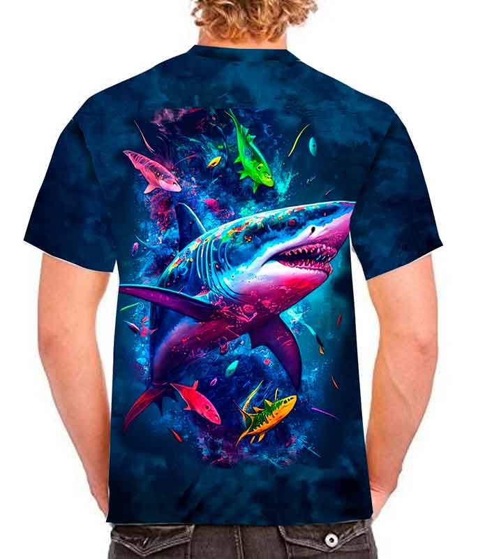 Playera de tiburon sublimada full print