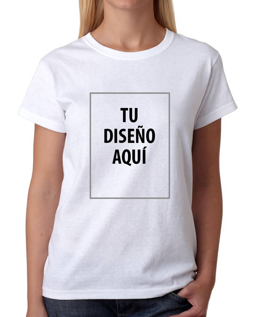 Playera personalizada para mujer con tu logo
