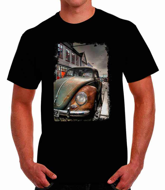 Playera vocho viejo camisetas de carros