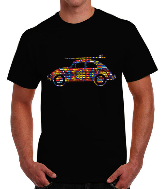 Playera VW vocho huichol