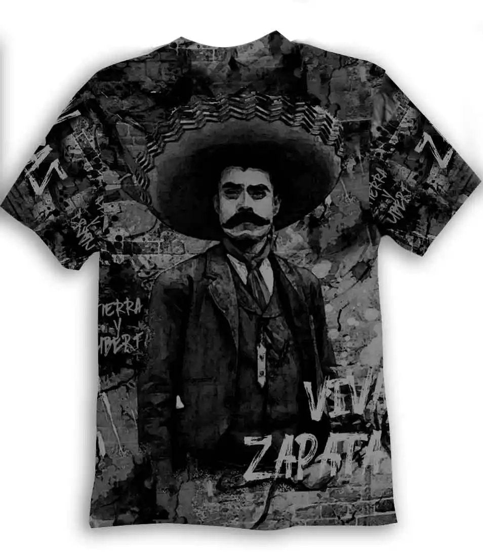 Playera Emiliano Zapata sublimada full print