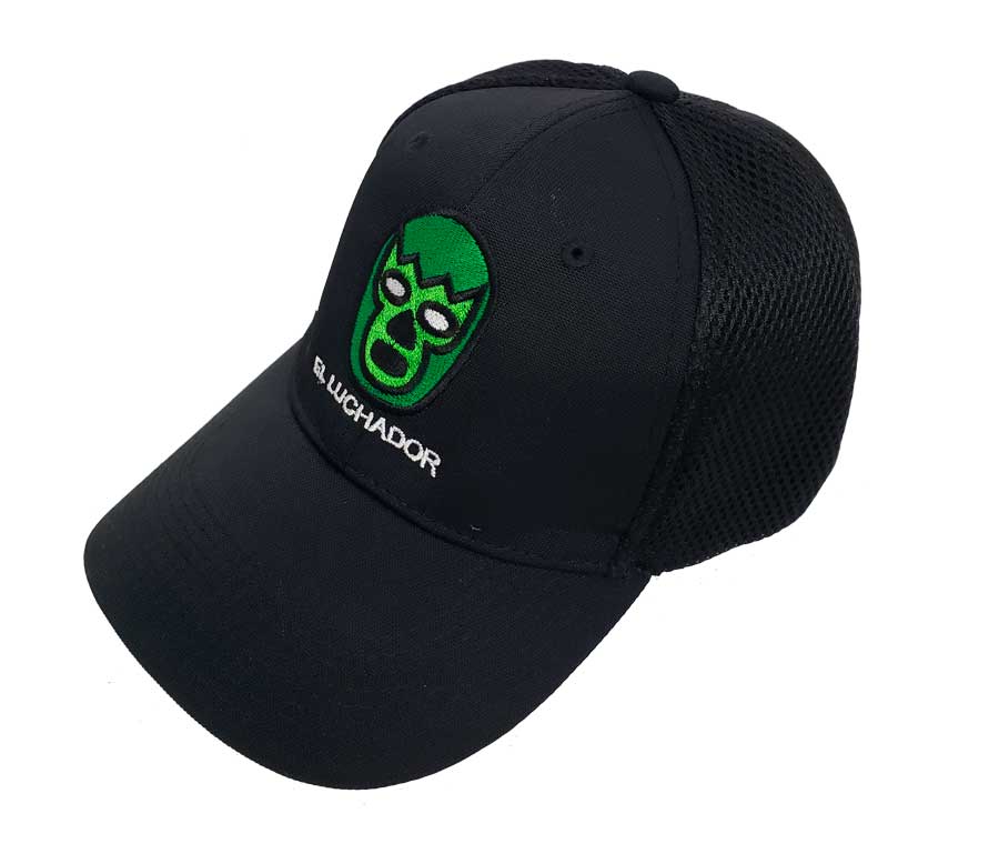 Gorra luchador verde bordada