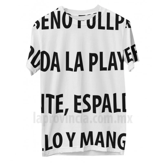 Playeras Sublimadas Dry Fit Fullprint Manga Corta