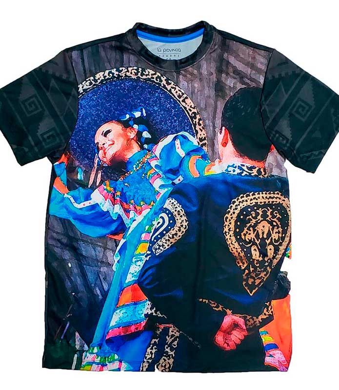 Playera baile folclorico sublimada full print