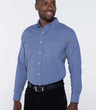 Camisas Oxford de hombre bordadas con tu logo 6 pzas