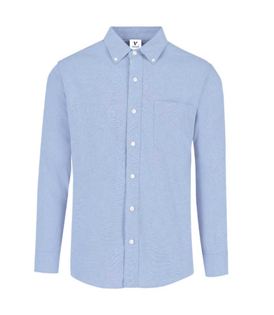 Camisas Oxford de hombre bordadas con tu logo 6 pzas