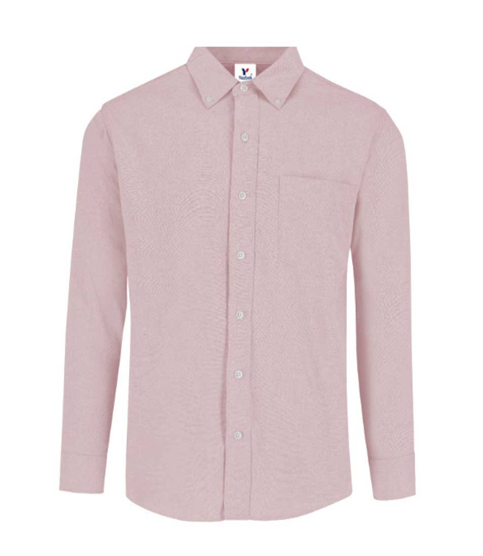Camisas Oxford de hombre bordadas con tu logo 6 pzas