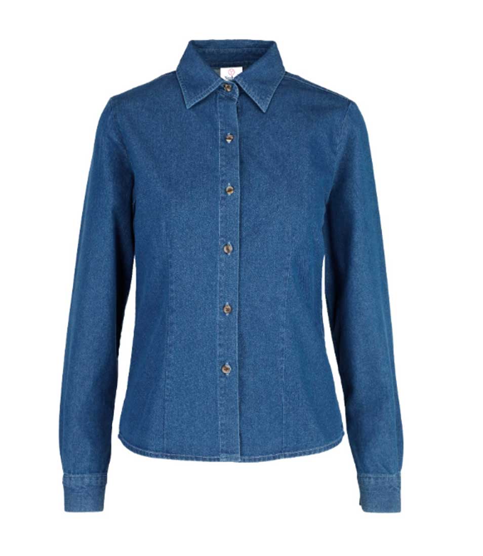 Camisa mezclilla bordada