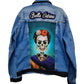 Chamarra pintada a mano Catrina
