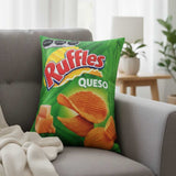 Cojin Ruffles verdes decorativo