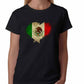 Playera bandera de Mexico corazon