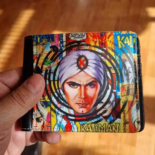Cartera de Kaliman superhéroe mexicano