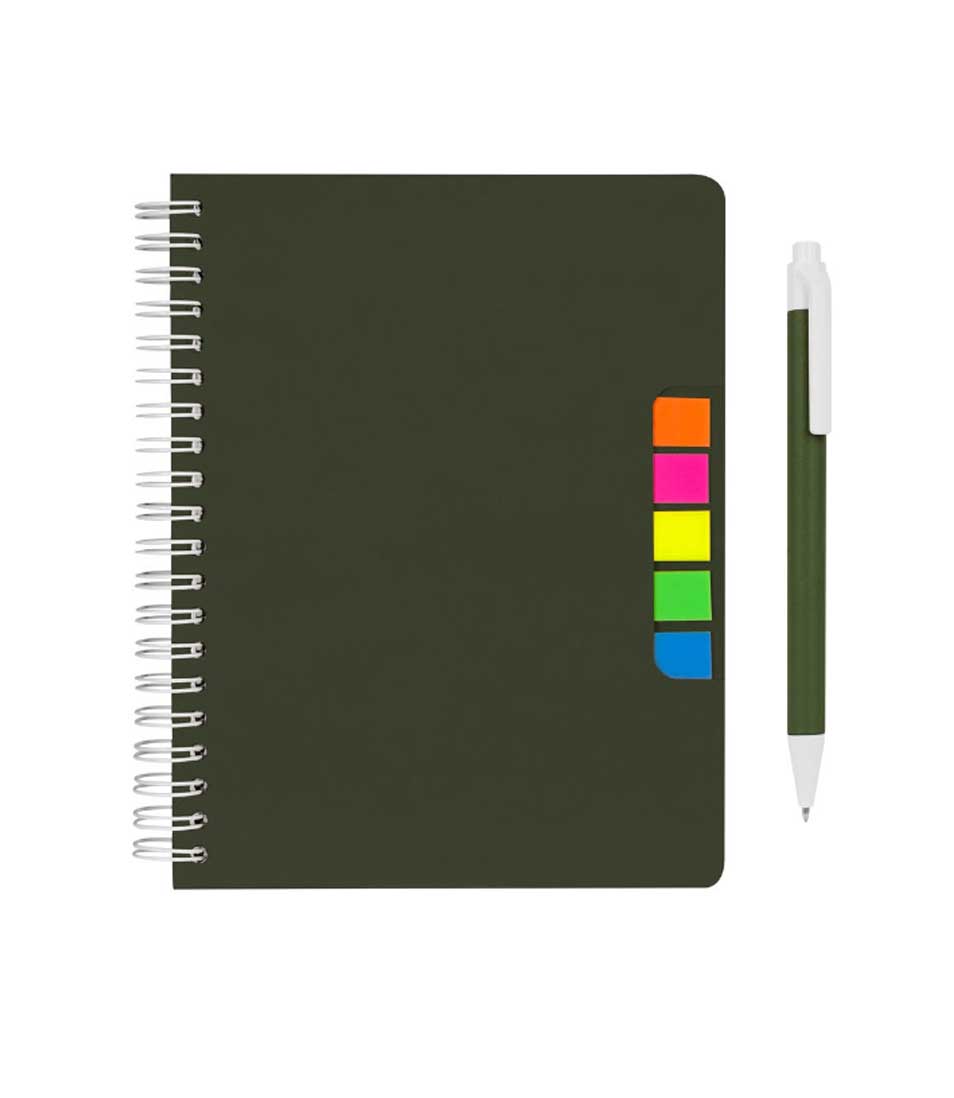 Libretas Koryak con tu logo 24 pzas
