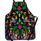 Mandil figuras otomi color negro
