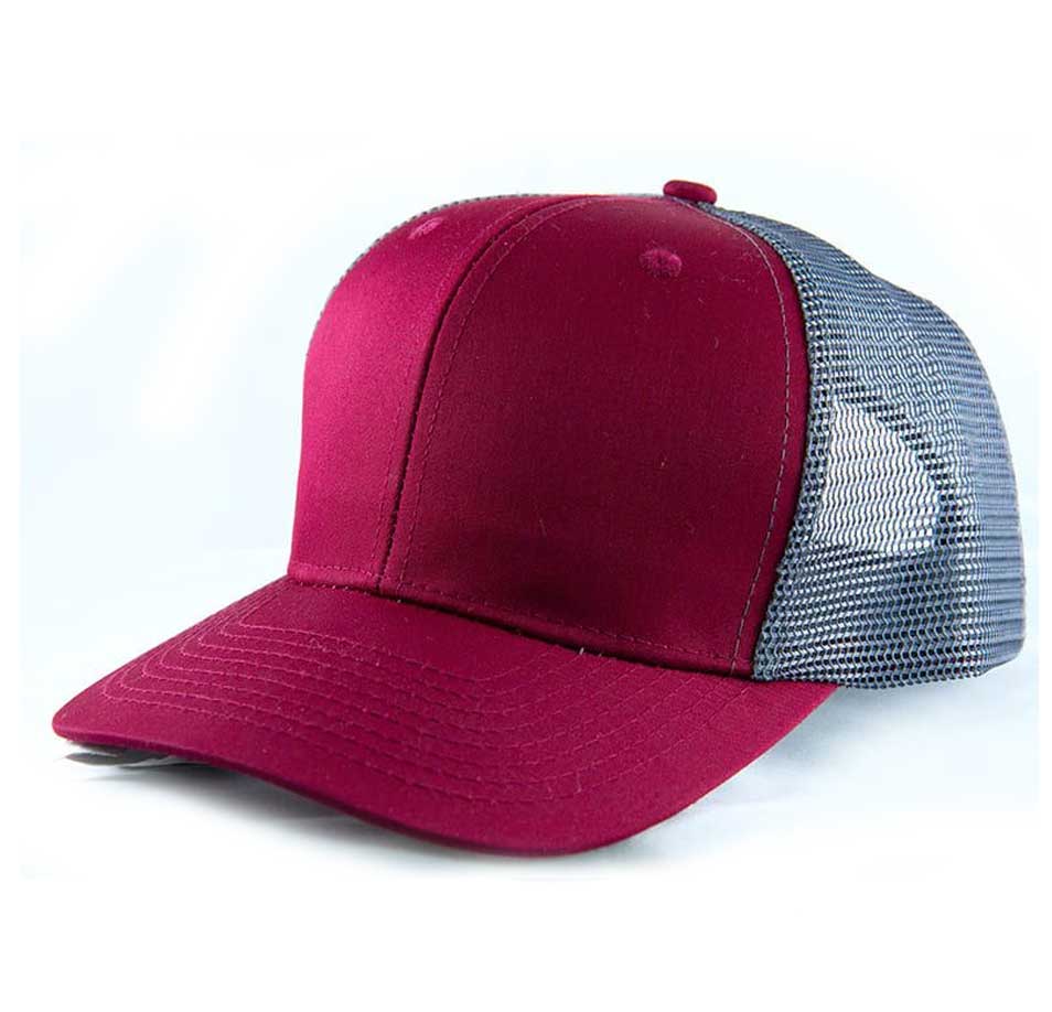 Gorras mesh bordadas 12 pzas