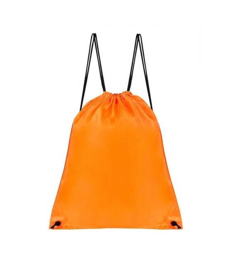 Morrales mochilas de poliéster impresos 50 pzas