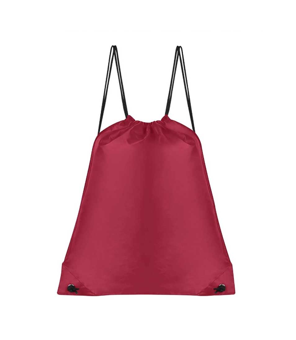 Morrales mochilas de poliéster impresos 50 pzas
