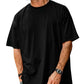 Playera negra oversize