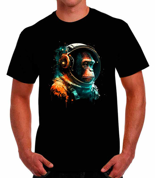 Playera mono astronauta