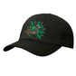 Embroidered Blue Skull Cap