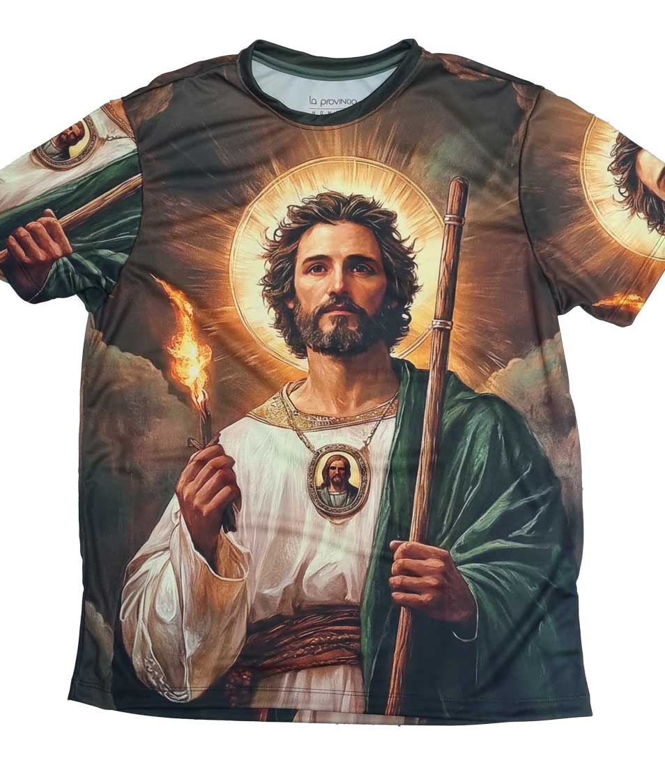 Playera San Judas Tadeo sublimada