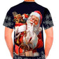 Full print sublimated flower skull T-shirt