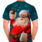 Full print sublimated flower skull T-shirt