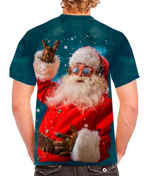 Full print sublimated flower skull T-shirt