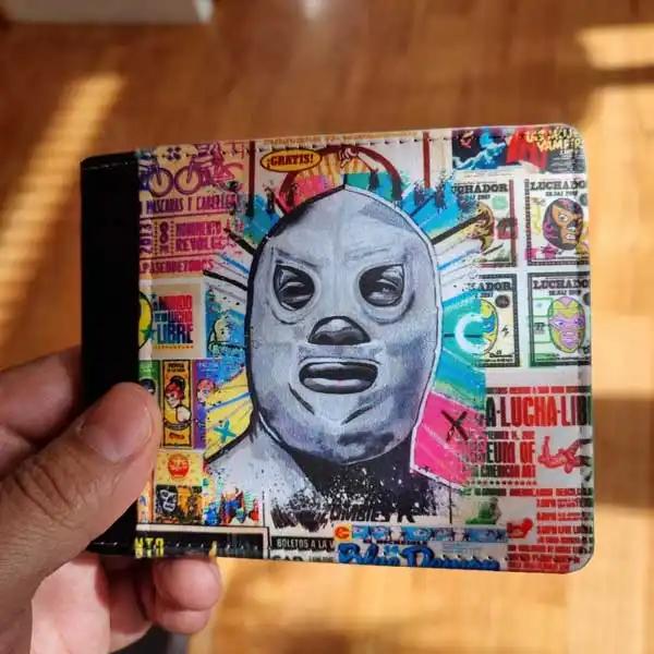 Cartera de El Santo leyenda mexicana